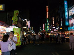 The Liouhe Night Market, one of Kaohsiung's largest nigt markets